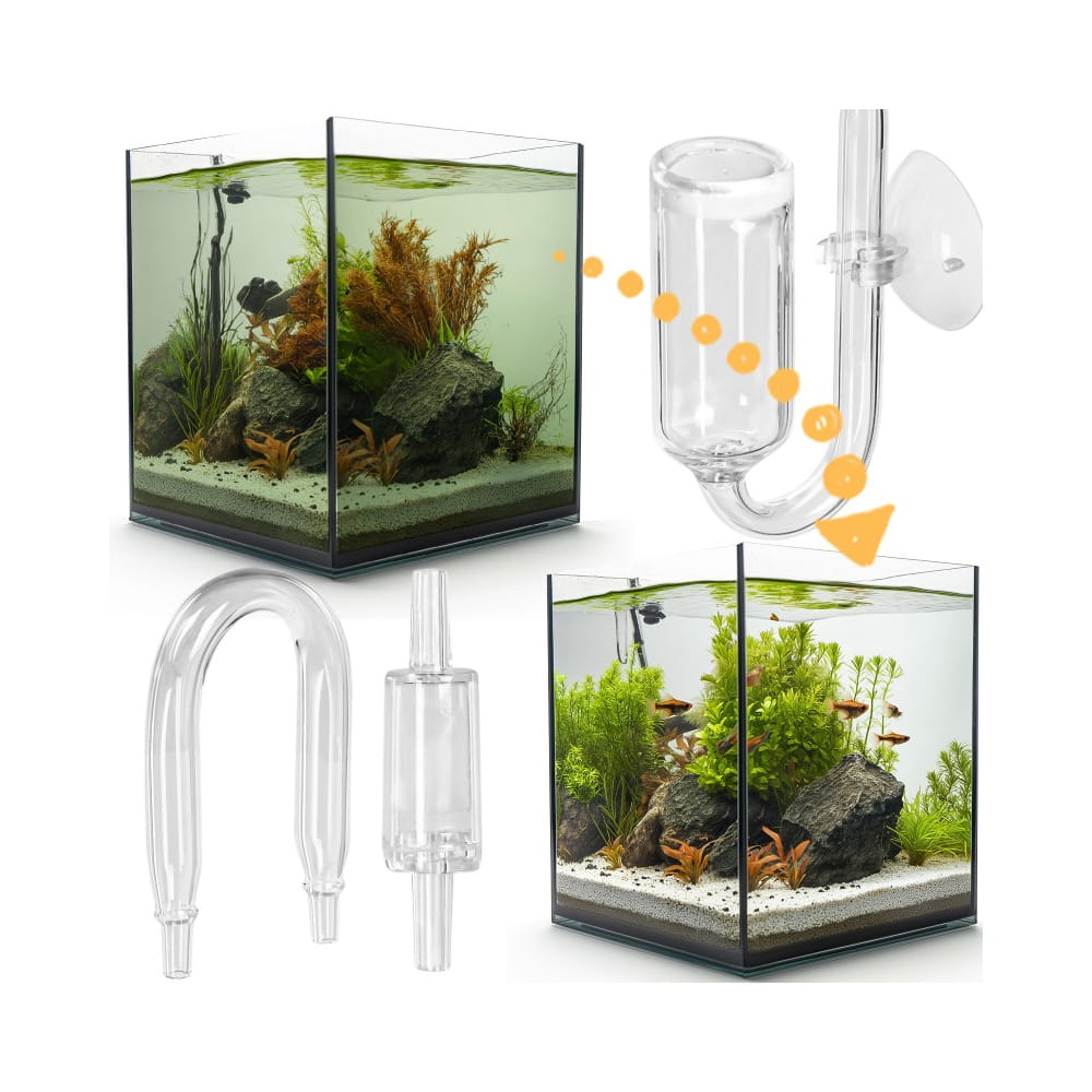 Zestaw CO2 dyfuzor + kolanko + zawór zwrotny do CO2 NeXus Set